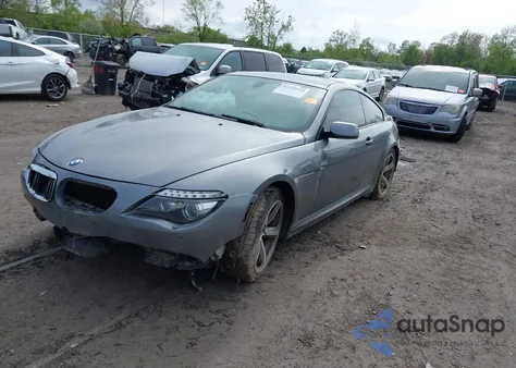 2008 BMW 650I из США, поврежденный, VIN WBAEA53538CV91830